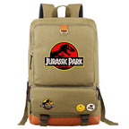 mochila jurassic park escolar vintage