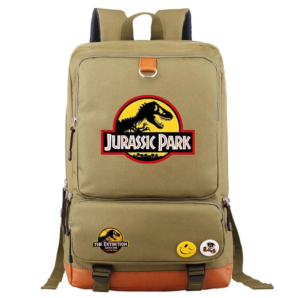 mochila jurassic park escolar crianca