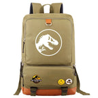 mochila jurassic park escolar criança