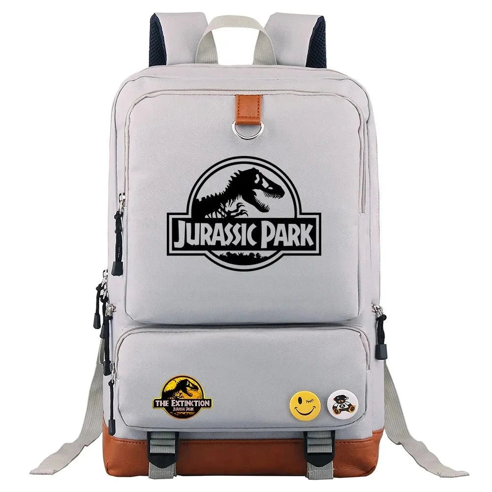 mochila jurassic park escolar