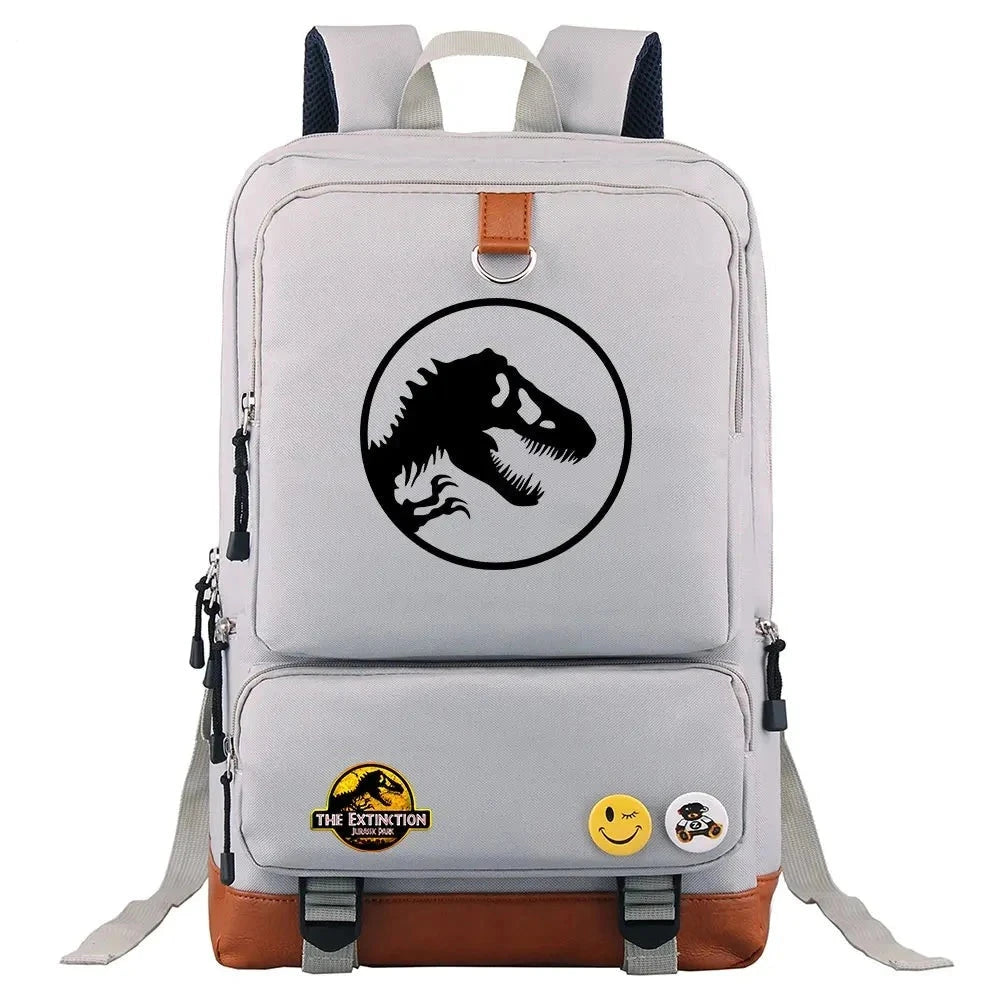 mochila jurassic park escolar menino
