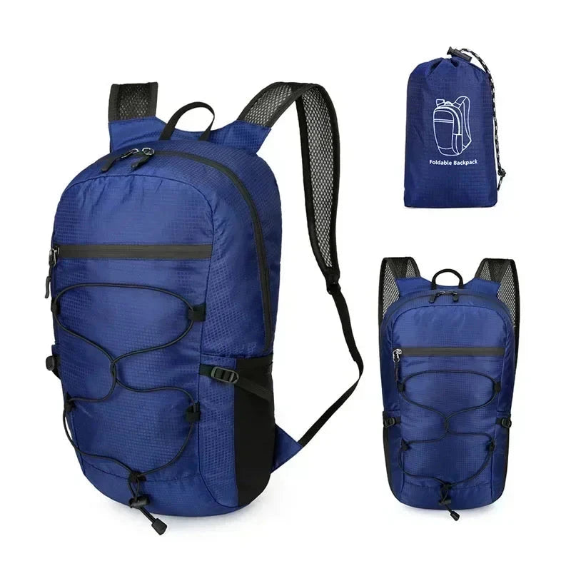 Mochila Leve Dobrável 20L caminhada