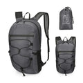 Mochila Leve Dobrável 20L cinza