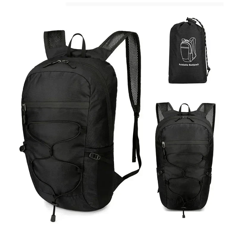 Mochila Leve Dobrável 20L preta