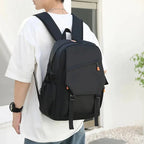 mochila lifestyle impermeável preta