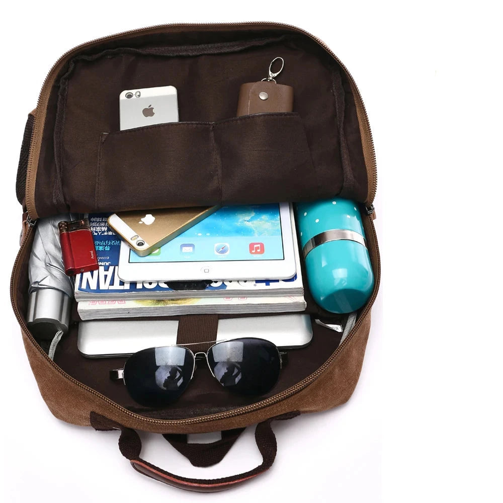 Mochila Lona Vintage retro