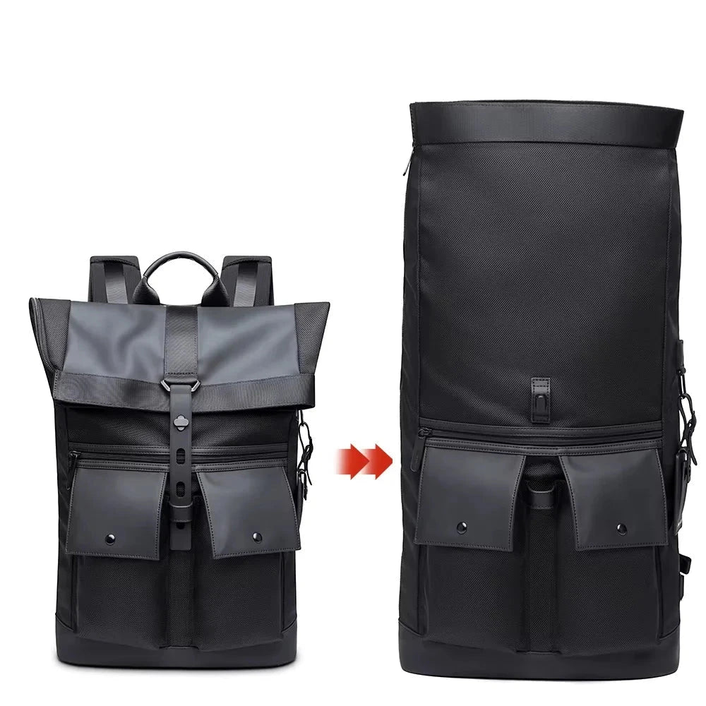 Mochila Masculina Casual roll top