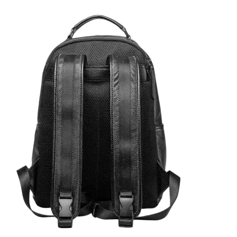 mochila masculina pele preto