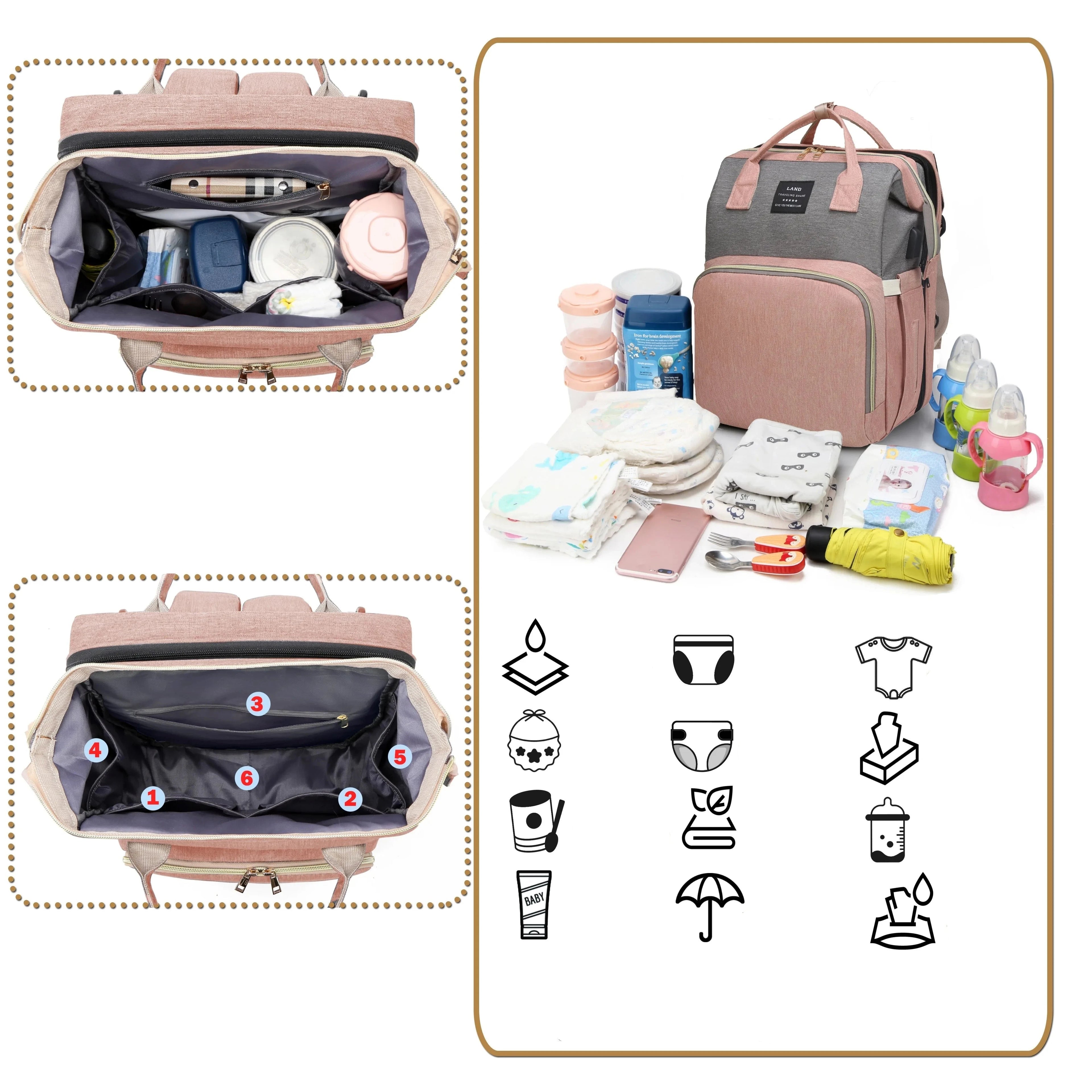 Mochila de Maternidade Land portugal