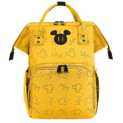 Mochila do Mickey Maternidade amarela