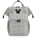 Mochila Mickey Maternidade cinza