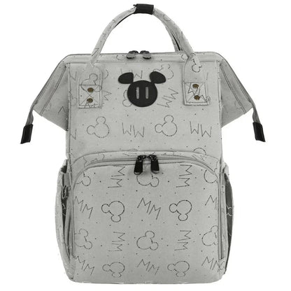 Mochila Mickey Maternidade cinza