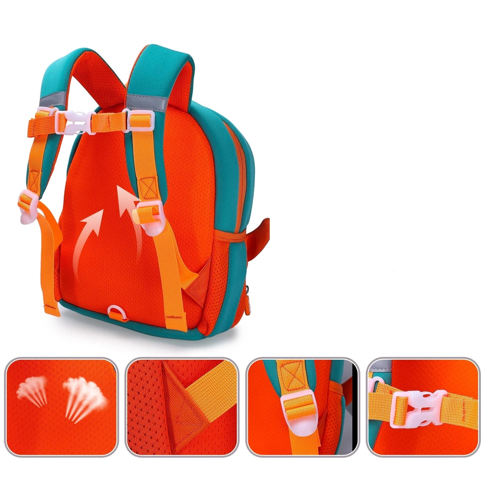 Mochila Menino Dinossauro Pré Escolar