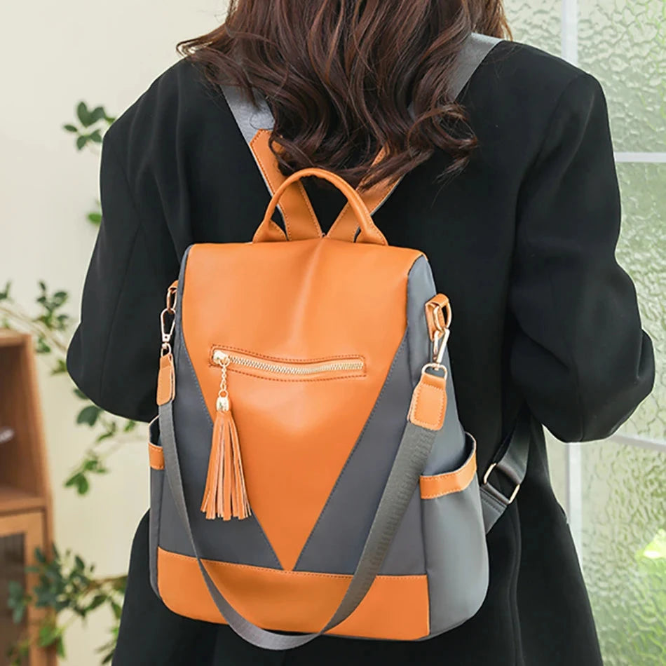 Mochila Mulher Anti-Roubo senhora