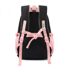 Mochila Escolar para Menina com Laço e Pompom