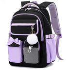 Mochila para Menina com Laço e Pompom