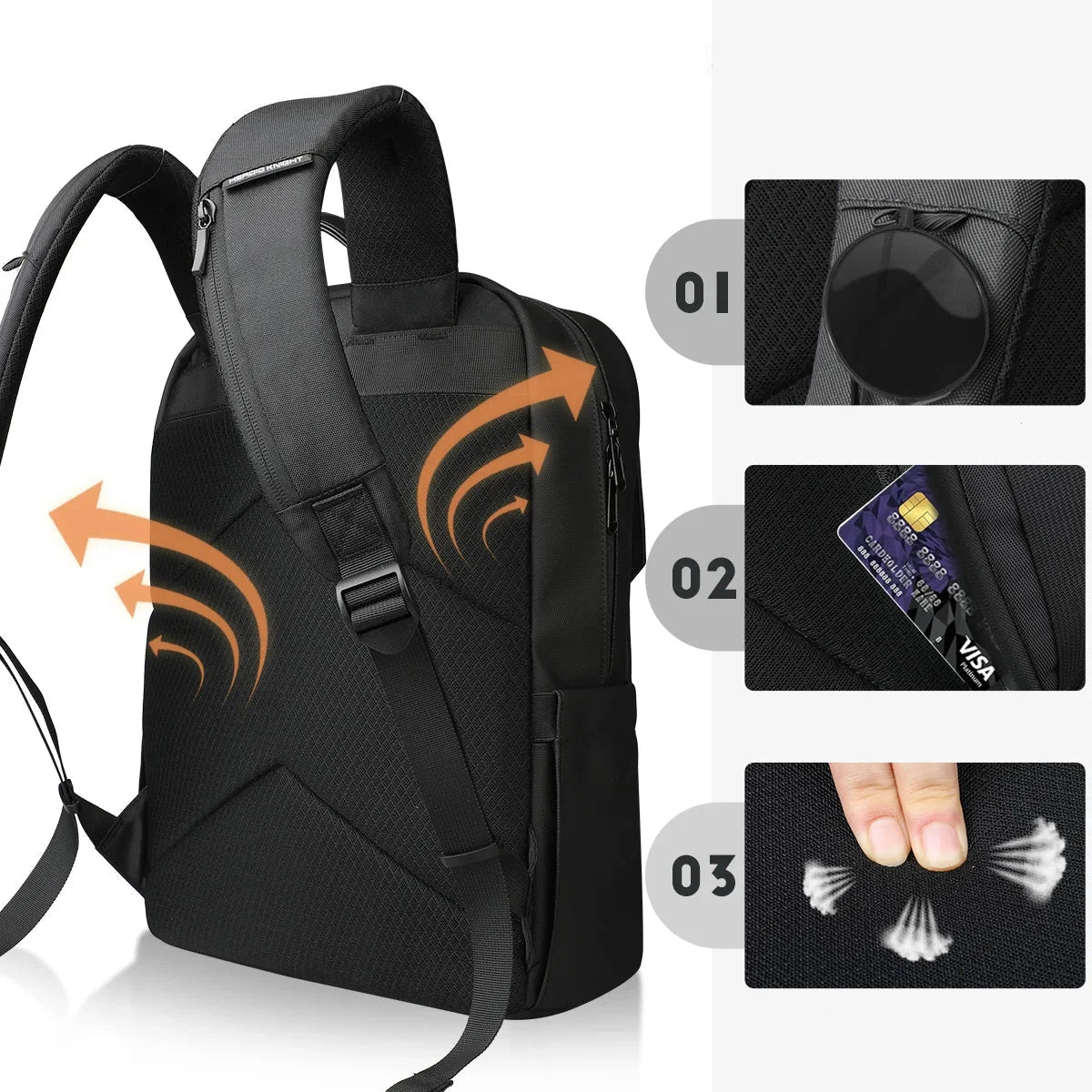 Mochila para Portátil Impermeável homem