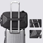 Mochila Pele Homem Anti-Roubo viagem cabine