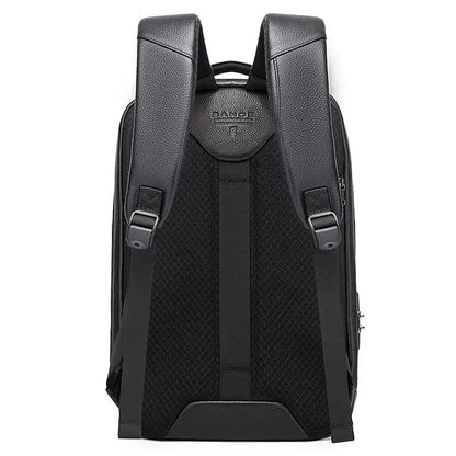Mochila Pele Homem Anti-Roubo preta