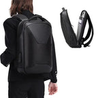 Mochila em Pele Homem Anti-Roubo