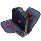 Mochila de Pele Homem Trabalho 