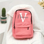 Mochila com Nome Personalizada Rosa ciclo