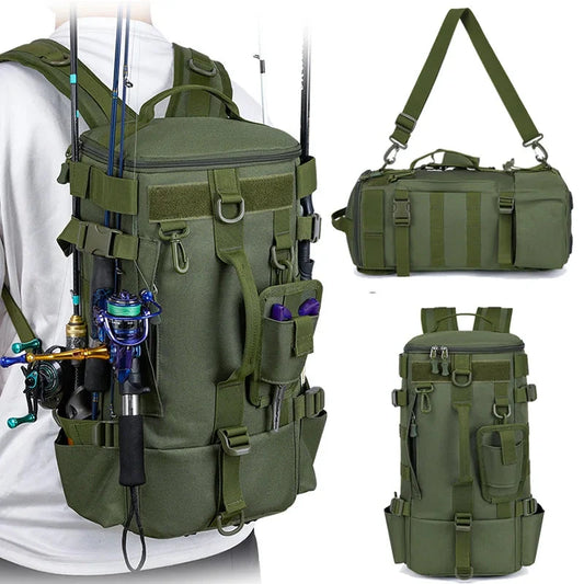Mochila Pesca Suporte para Canas