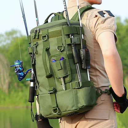 Mochila Pesca Suporte Canas