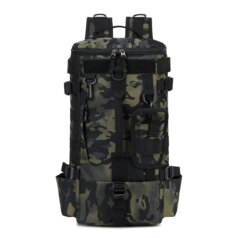 Mochila Pesca Suporte para Canas militar