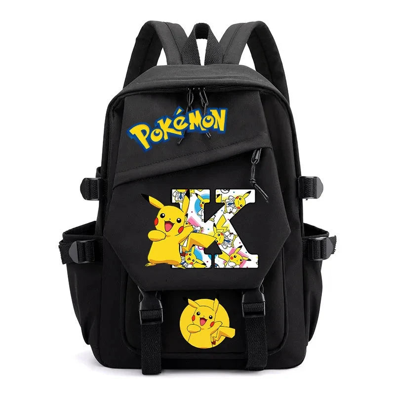 Mochila Pikachu com Letra K