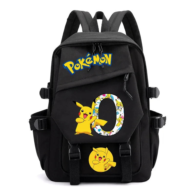 Mochila Pikachu com Letra O