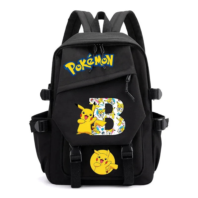 Mochila Pikachu com Letra B