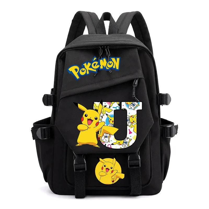 Mochila Pikachu com Letra U 