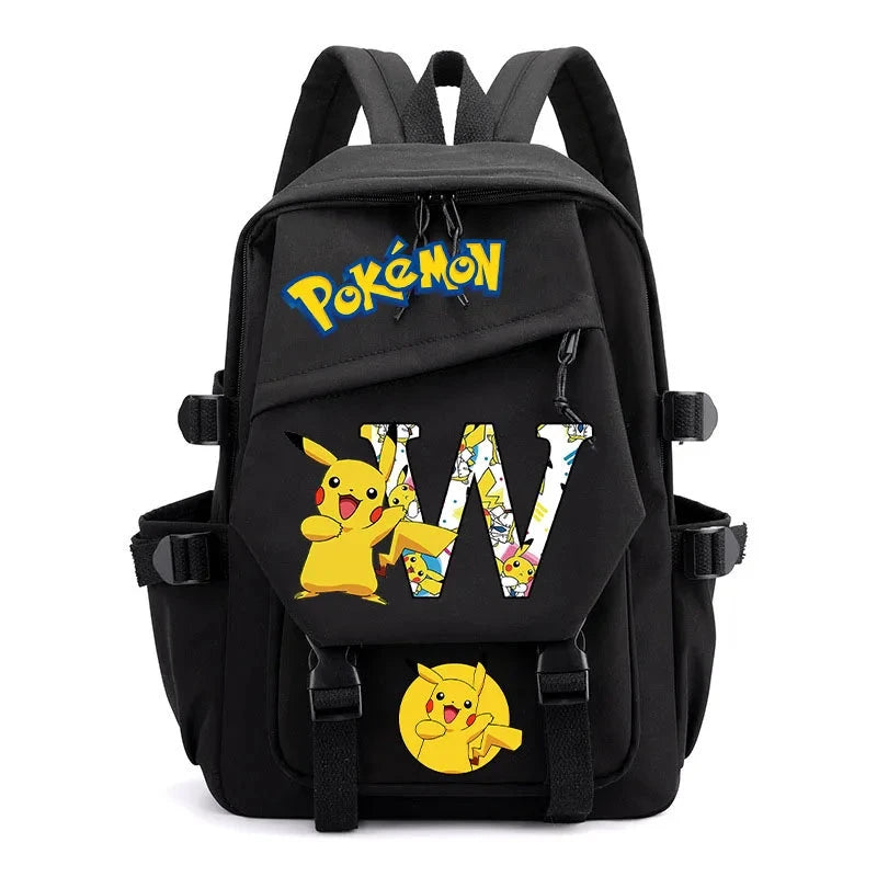 Mochila Pikachu com Letra W