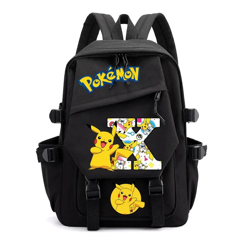 Mochila Pikachu com Letra X