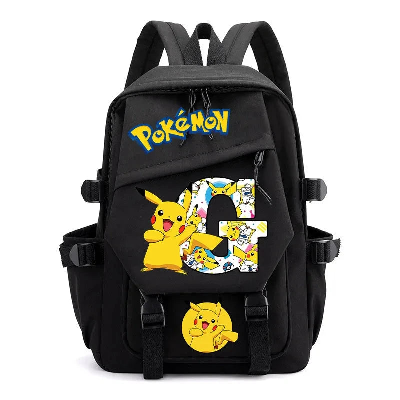 Mochila Pikachu com Letra G