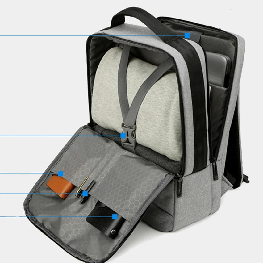 Mochila pc Portátil 15.6 com USB