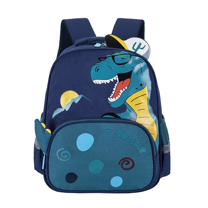 mochila pré escolar dinossauro para menino
