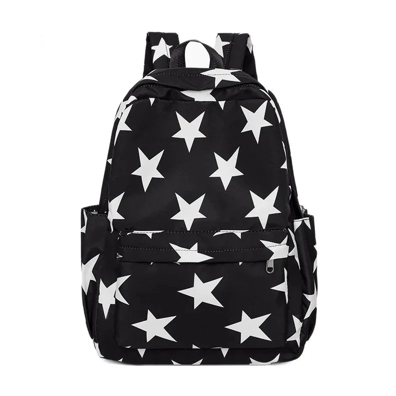 Mochila Preta com Estrelas