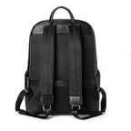 Mochila Preta de Pele