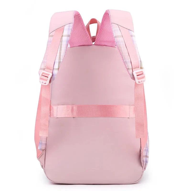 Mochila Escolar Rapariga com Pompom