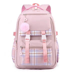 Mochila de Rapariga Escolar com Pompom