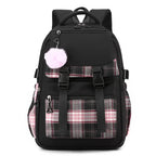Mochila Rapariga Escolar com Pompom