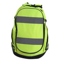 mochila refletiva amarela