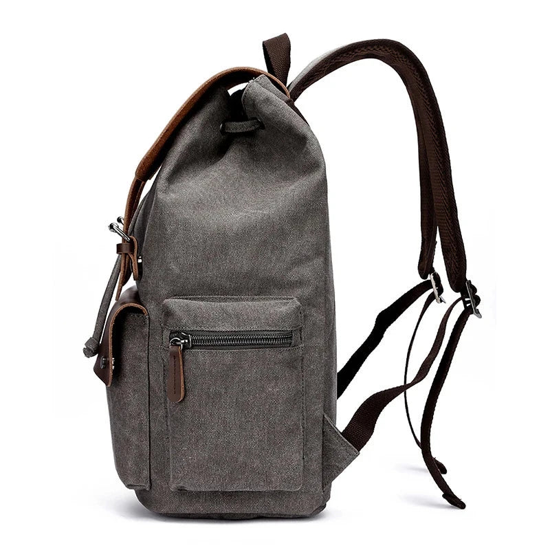 Mochila Retro em Lona vintage