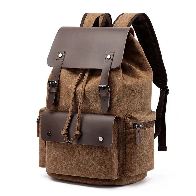 Mochila Retro vintage em Lona masculina