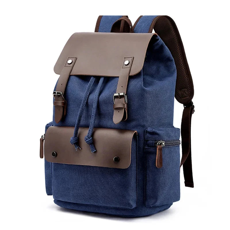Mochilas vintage em Lona Retro