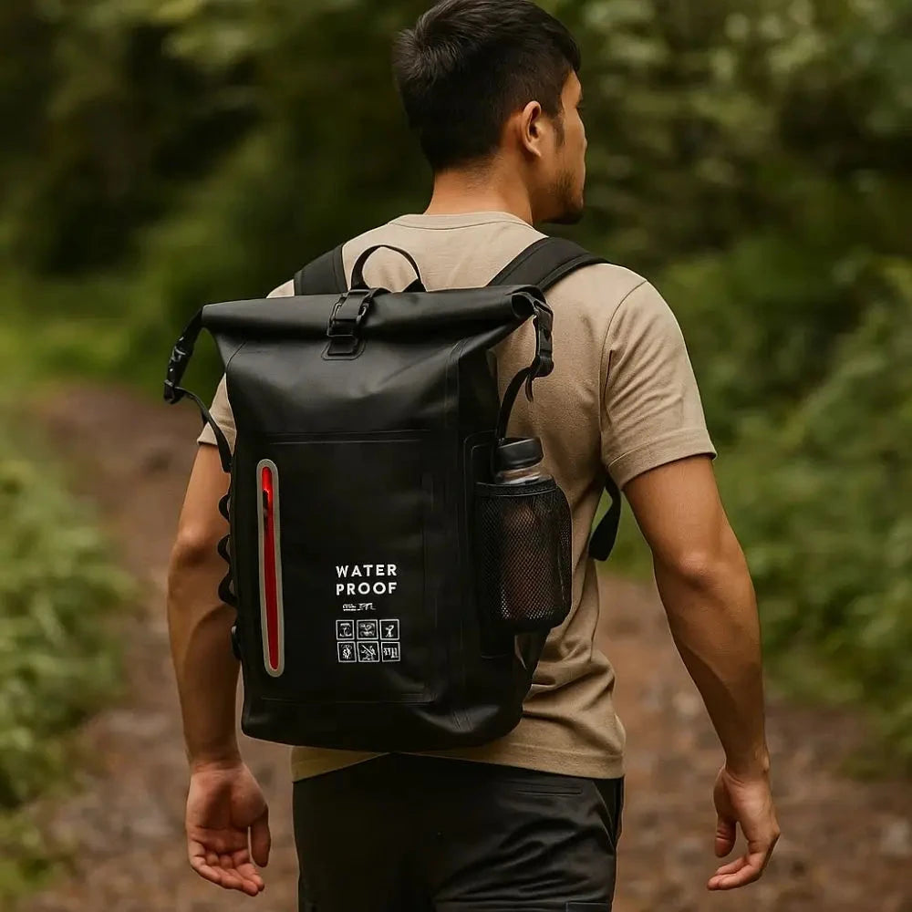 Mochila Roll-Top Waterproof estanque caminhada