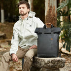 Mochila Rolltop Impermeável homem