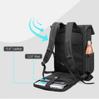 mochila laptop rolltop impermeavel
